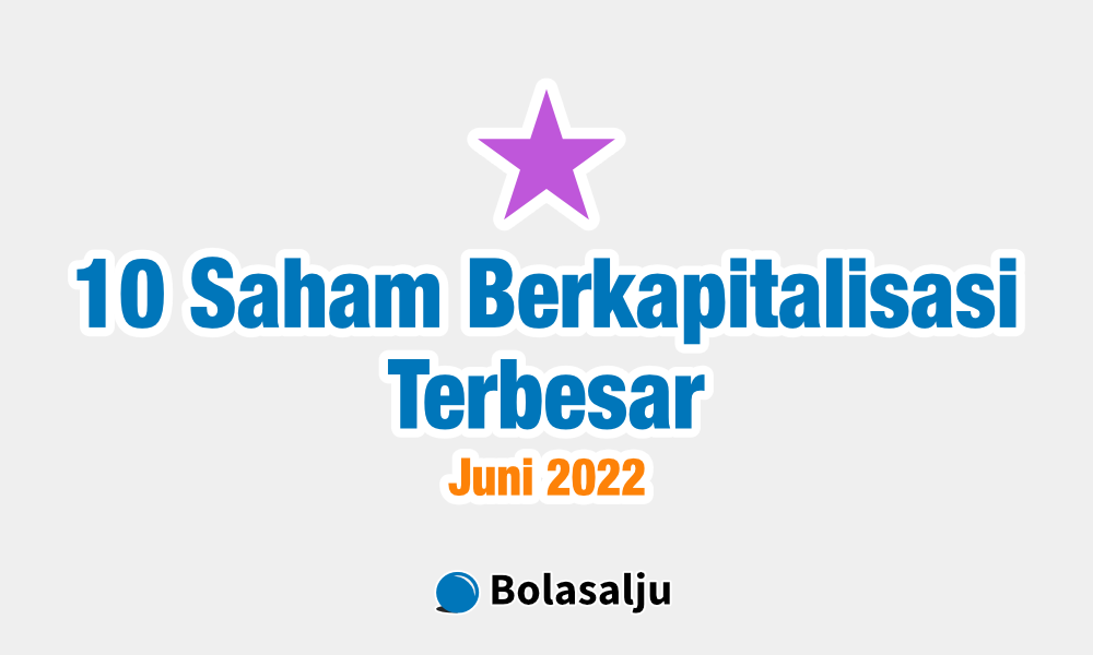 10 Saham Berkapitalisasi Terbesar Juli 2022