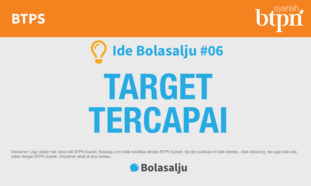Ide #06: Target Tercapai 41,51%