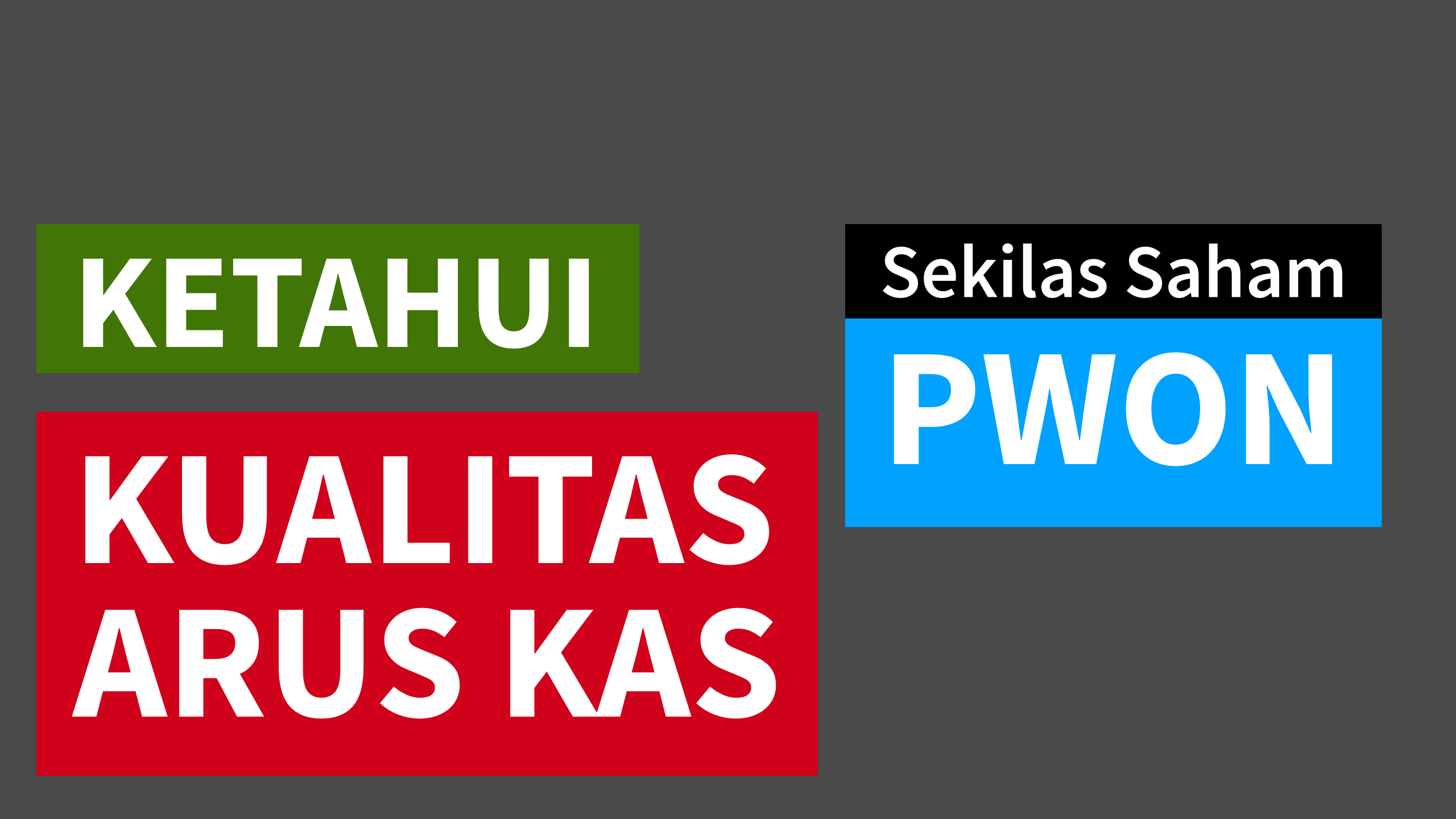 Bagaimana Melihat Kualitas Arus Kas Perusahaan Properti PWON Dibanding Perusahaan Besar Sejenis?
